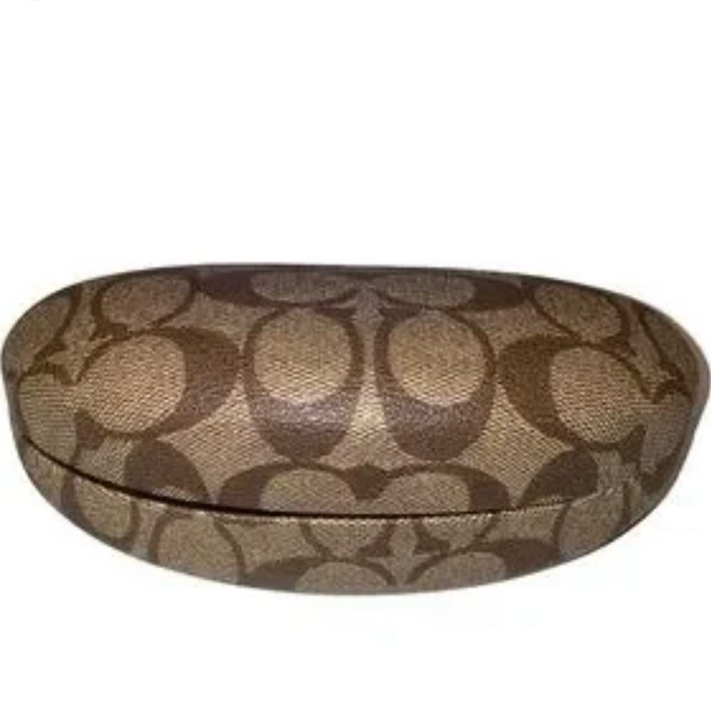 Coach Signature Brown Sunglasses Case